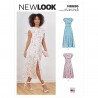 New Look Sewing Pattern N6696 Misses' Dresses with Cut-Out Back & Skirt Options
