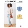 New Look Sewing Pattern N6698 Misses' Top Sleeve Variations and Front Detail