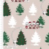 100% Cotton Fabric Snoopy & Friends Happy Christmas Tree Xmas Festive