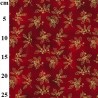 100% Cotton Fabric John Louden Holly Berry Leaves Christmas Berries Xmas