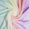 Super Soft Cuddle Fleece Pastel Rainbow Stripes 145cm Wide