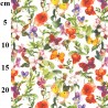 100% Cotton Digital Fabric Rose & Hubble Floral Flower Garden Arya 150cm Wide