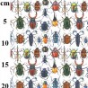 100% Cotton Digital Fabric Rose & Hubble Bugs Beetles Insects Animals 150cm Wide