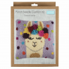 Trimits Punch Needle Cushion Kits Llama Floral Geometric Sunset