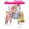 Aprons Craft Simplicity Fabric Sewing Pattern 3949