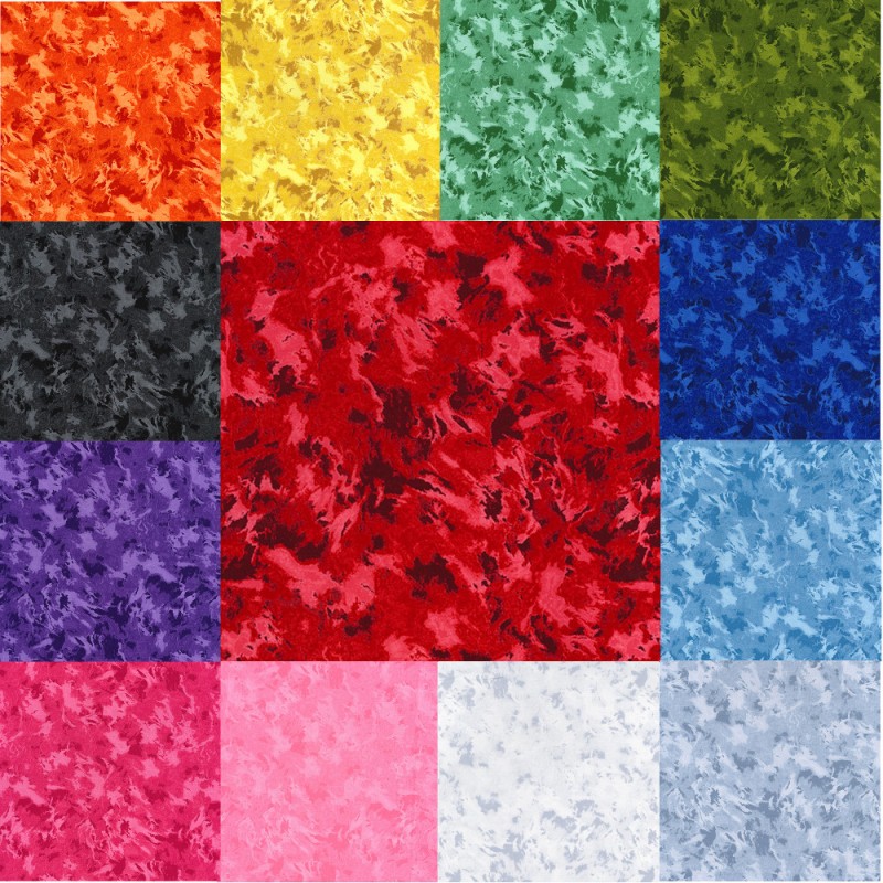 100 Cotton Fabric John Louden Wild Waves Blender Tonal