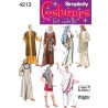Men's Roman Costumes Simplicity Fabric Sewing Patterns 4213