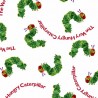 The Very Hungry Caterpillar Tossed With Names 100% Cotton Fabric (Makower)