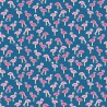 100% Cotton Fabric Makower Flamingos Birds Holiday Animal Flamingo