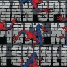 SALE 100% Cotton Fabric Camelot Spiderman Wall Crawler