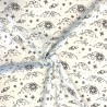 Polycotton Fabric Astrology Moon Sun Clouds Stars Sky Space