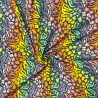 Polycotton Fabric Wild Animal Prints Zebra Leopard Tiger Cheetah Rainbow