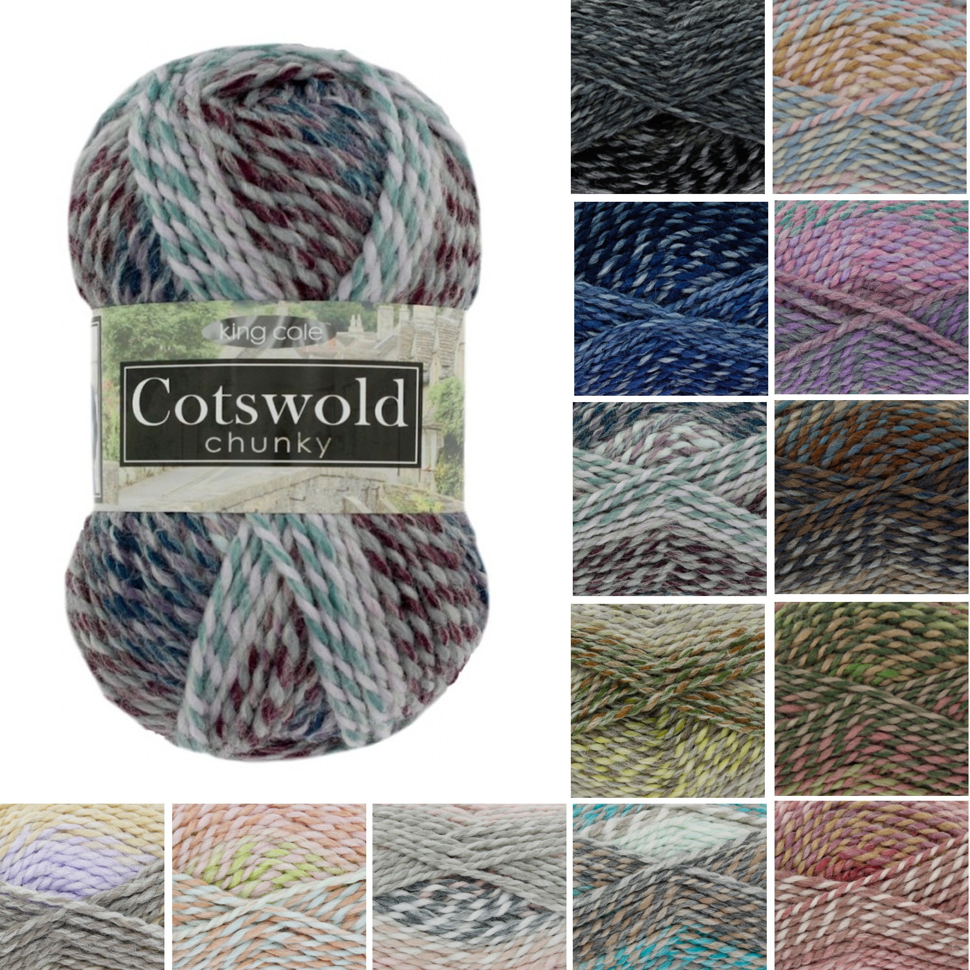 king cole cotswold chunky woolstone