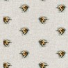 Cotton Rich Linen Look Fabric Golden Retriever Puppy Dog Or Panel Upholstery