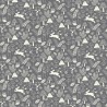 100% Cotton Fabric Nutex Wildwood Woodland Animals Foxes Fox Rabbit Owl Grey