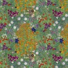 100% Cotton Digital Fabric Floral Flower Garden Painting 140cm Wide