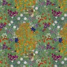 100% Cotton Digital Fabric Floral Klimt Flower Garden Painting 140cm Wide