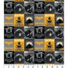 100% Cotton Fabric Camelot Batman Poster Collage