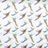 100% Cotton Digital Fabric Oh Sew Hovering Hummingbirds 140cm Wide