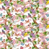 100% Cotton Digital Fabric Bird Song Butterfly 140cm Wide