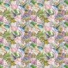 100% Cotton Digital Fabric Butterfly Hummingbirds Floral 140cm Wide
