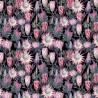 100% Cotton Digital Fabric Protea Floral Flowers 140cm Wide