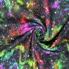 Cotton Corduroy Fabric Rainbow Galaxy Universe