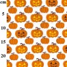 Polycotton Fabric Pumpkins Halloween Pumpkin Patch Spooky