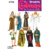 Misses, Men & Teen Costumes Simplicity Fabric Sewing Patterns 4795