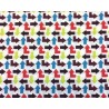 FLASH SALE 100% Cotton Fabric Fabric Freedom Zoom Arrows Shapes