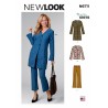 New Look Sewing Pattern N6711 Misses Cardigan Jacket Ankle Length Trouser