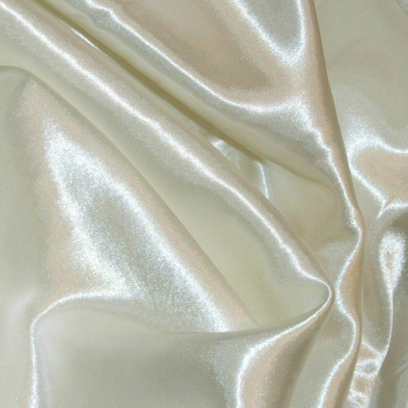 Silky Satin Fabric Material Poly Craft Dress 150cm Wide