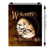 FLASH SALE 100% Cotton Fabric Springs Creative Welcome To The Dark Side Panel