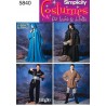 Simplicity Fabric Sewing Patterns 5840 Misses, Men & Teen Costumes