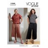 Vogue Sewing Pattern V1868 Misses' Loose Fitting Top Pleated Front Trousers