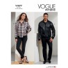 Vogue Sewing Pattern V1877 Unisex Bomber Jacket With Dropped Shoulders