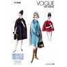 Vogue Sewing Pattern V1838 Misses' Lined Cape Optional Hood Slashed Arm Opening