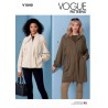Vogue Sewing Pattern V1840 Misses' Unlined Jacket Inside Drawstring Waist