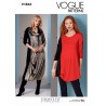 Vogue Sewing Pattern V1843 Misses' Dress and Tunic With Set-in Shirred Sleeves