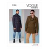Vogue Sewing Pattern V1853 Men's Fitted Lined Double Breasted Coat