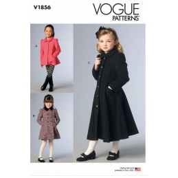 Vogue Patterns V9261 Children's/Girls' Tunic and Dress with Bubble Hem, and  Pull-On Leggings Sewing Pattern, Size CDD (2-3-4-5)