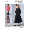 Vogue Sewing Pattern V1856 Childrens Girls Lined Fitted Jacket Coat Side Pockets