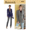 Butterick Sewing Pattern B6862 Misses Blazer with Notched Collar and Pockets