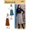 Butterick Sewing Pattern B6866 Misses Princess Seam Skirt in Two Lengths
