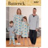 Butterick Sewing Pattern B6867 Misses Mens Childrens Top Tunic Trousers