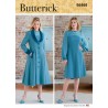 Butterick Sewing Pattern B6868 Misses Princess Seam Coat Dress with Flare Skirt