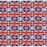 100% Cotton Fabric Union Jack Queen's Platinum Jubilee Patriotic UK Flag