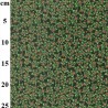 100% Cotton Fabric John Louden Christmas Holly Leaves Scattered Xmas Festive