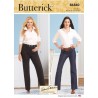 Butterick Sewing Pattern B6840 Misses' Straight Leg or Boot Cut Low Rise Jeans