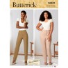 Butterick Sewing Pattern B6845 Misses' Semi Fitted Tapered Formal Trousers